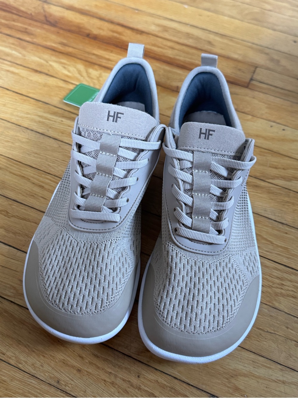 Hike Footwear Stride Barefoot Shoes Beige Mesh Sneakers NWT